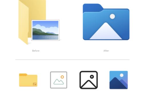 windows 10 opdatering nye ikoner